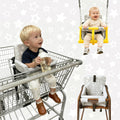 3-in-1 Baby Shopping Cart Cover Booster Seat for Dining Travel High Chair Swing