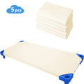 GOLDCOLIN 5 Pack Toddler Day Care Cot Sheet 100% Natural Cotton Percale 23" x 51" YELLOW Soft Breathable Unisex Fitted Cot Cover