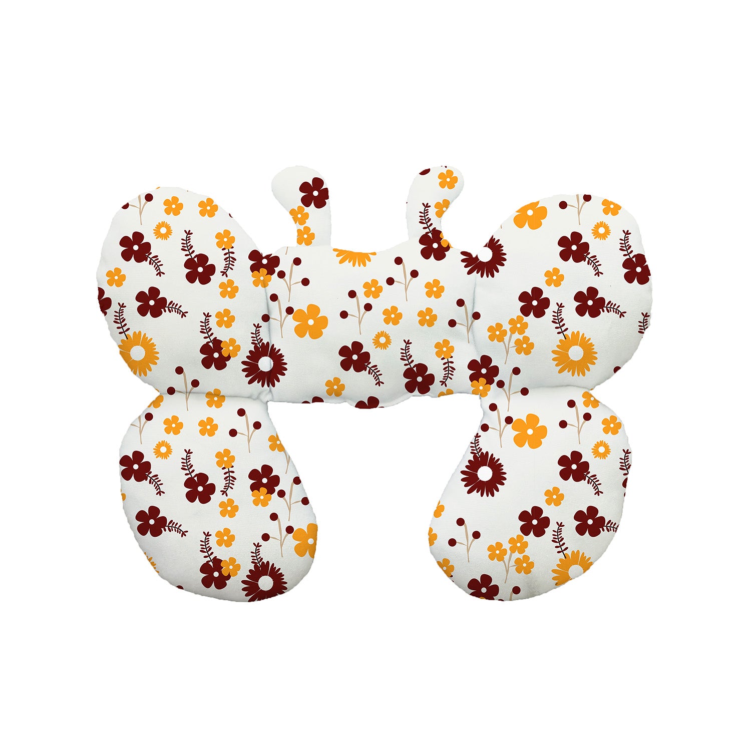 Baby Butterfly-Shaped Neck Pillow, Butterfly Headrest, Children's Car Headrest, Child Safety Seat Headrest, Stroller Pillow, Suitable for Home and Outdoor Use, Baby and Children's Pillow, Soft and Comfortable, Suitable for Both Boys and Girls