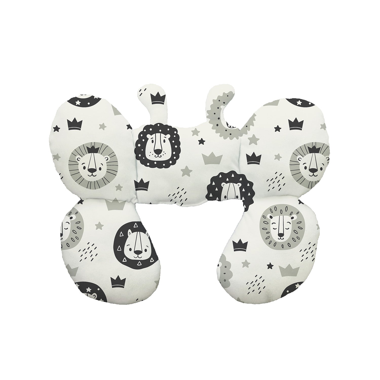 Baby Butterfly-Shaped Neck Pillow, Butterfly Headrest, Children's Car Headrest, Child Safety Seat Headrest, Stroller Pillow, Suitable for Home and Outdoor Use, Baby and Children's Pillow, Soft and Comfortable, Suitable for Both Boys and Girls